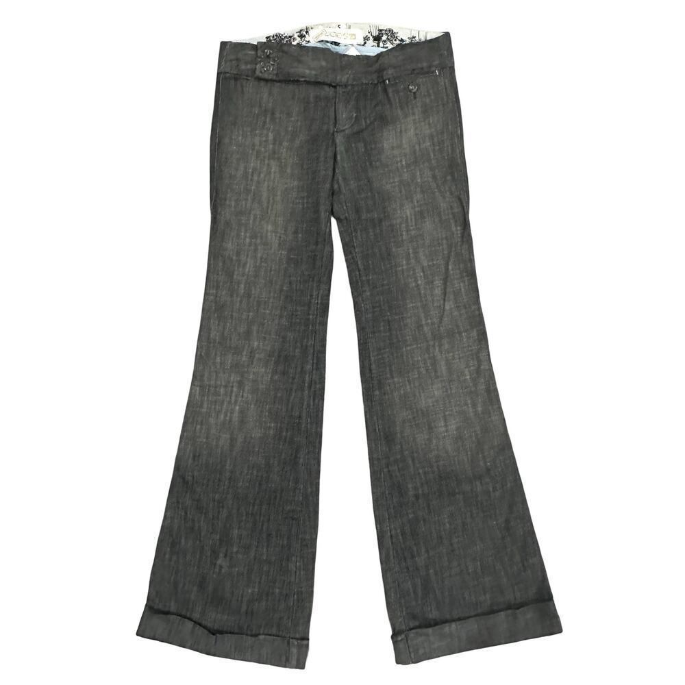 Joe's Jeans Vintage Series 1971 Wide Waistband Flare Gray Jeans Size 27 NWT $198